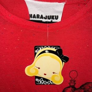 Harajuku Gwen Stefani Red Tee Carousel